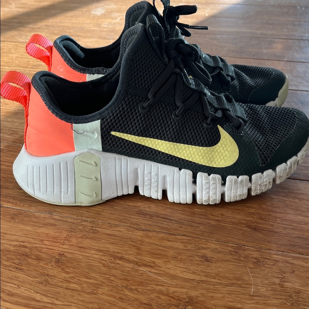 Black and Neon Nike Metcon Sneakers
